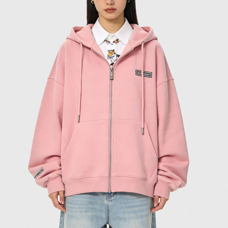 zip up hoodie, French terry manufacturer